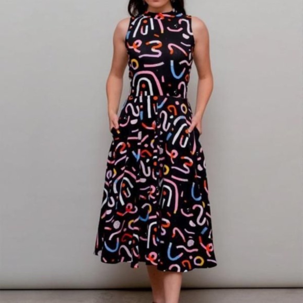 ISO (NOT FOR SALE) Nooworks Dahlia Dress in CANDY Print Size Large